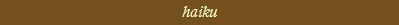 haiku